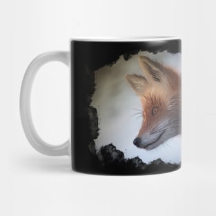 Cute Fox Wild Animal Lover, Fox Art Mug